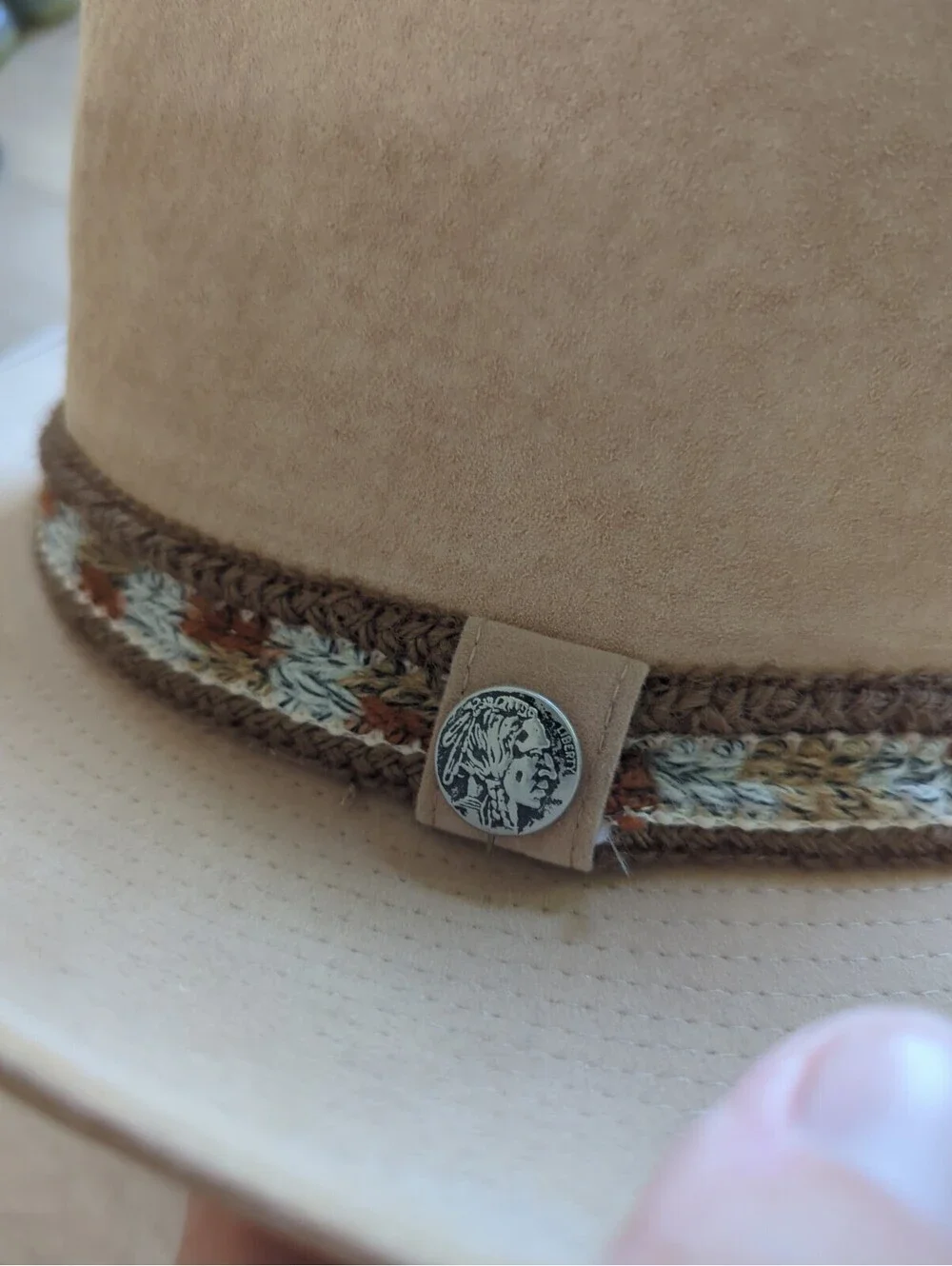 Vintage Larry Mahan Collection Size 7 5/8 Dusty Roads Tanbark Cowboy Duster